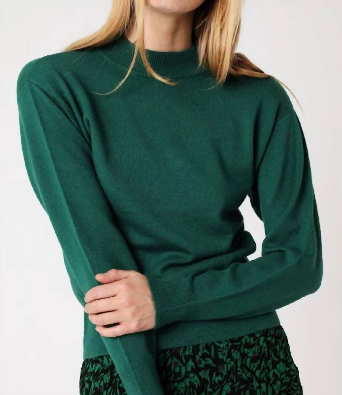 Ari Sweater In Hunter Green