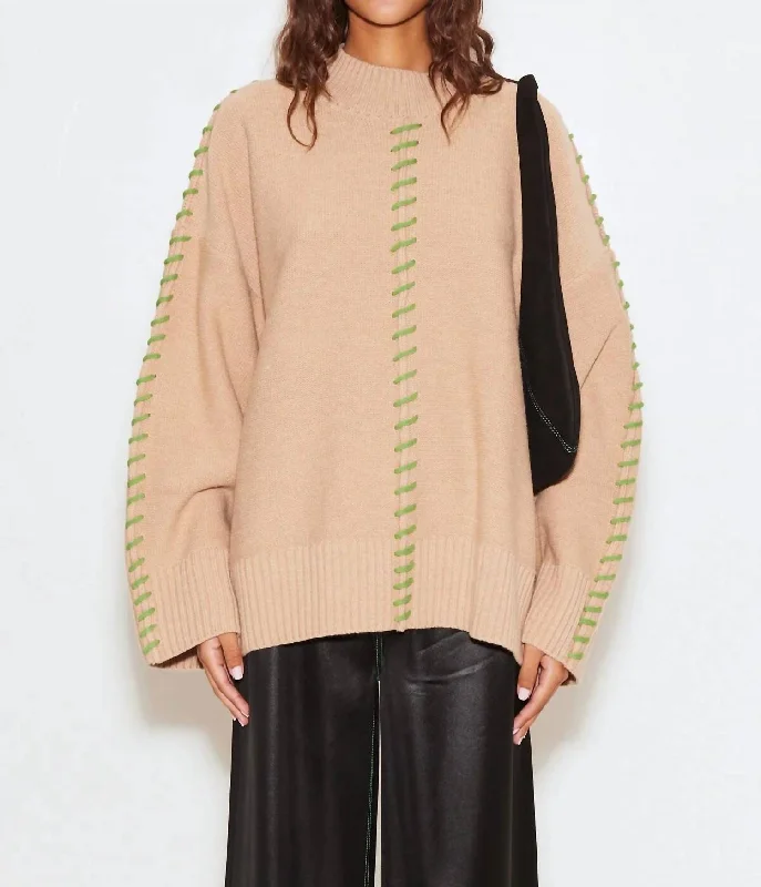 Leith Sweater In Milkyway Beige