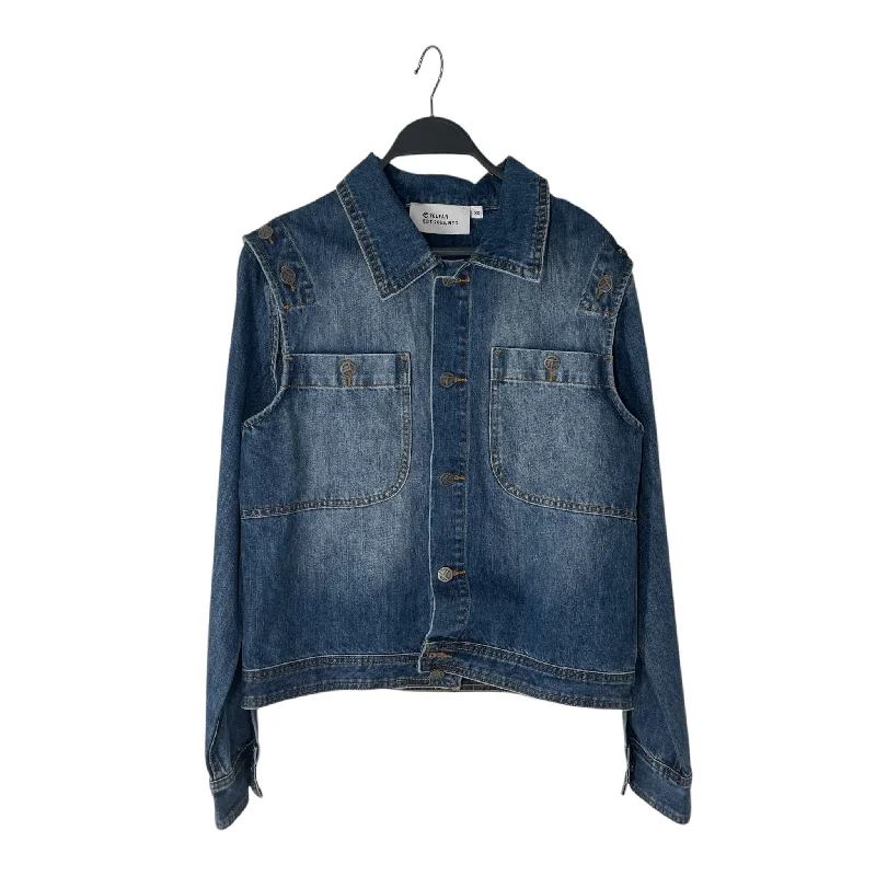 Telfar/Denim Jkt/XS/Denim/IDG/cut out armpit