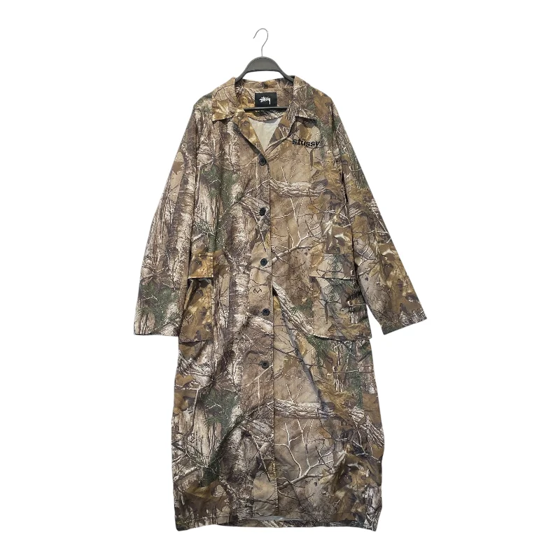 STUSSY/Jacket/S/Camouflage/Nylon/BRW/RealTree