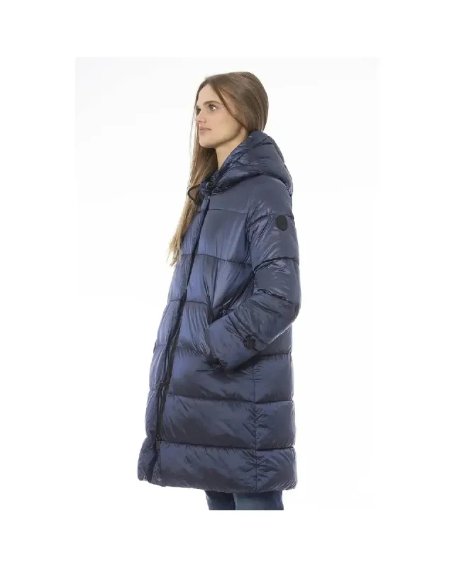 Baldinini Trend Women's Light Blue Nylon Jackets & Coat - S