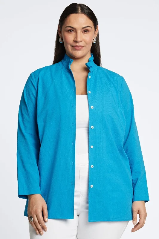 Carolina Plus Seersucker Shirt Jacket