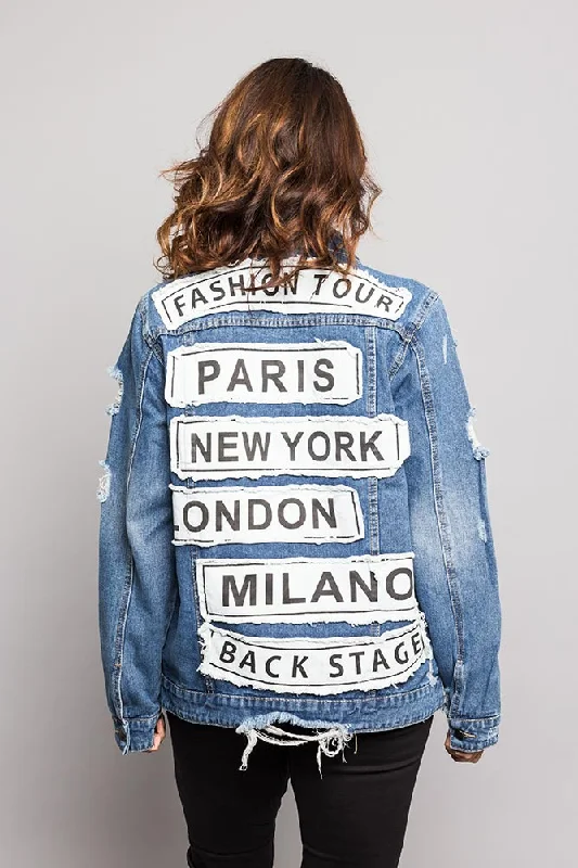 Fashion Tour Denim Jean Jacket