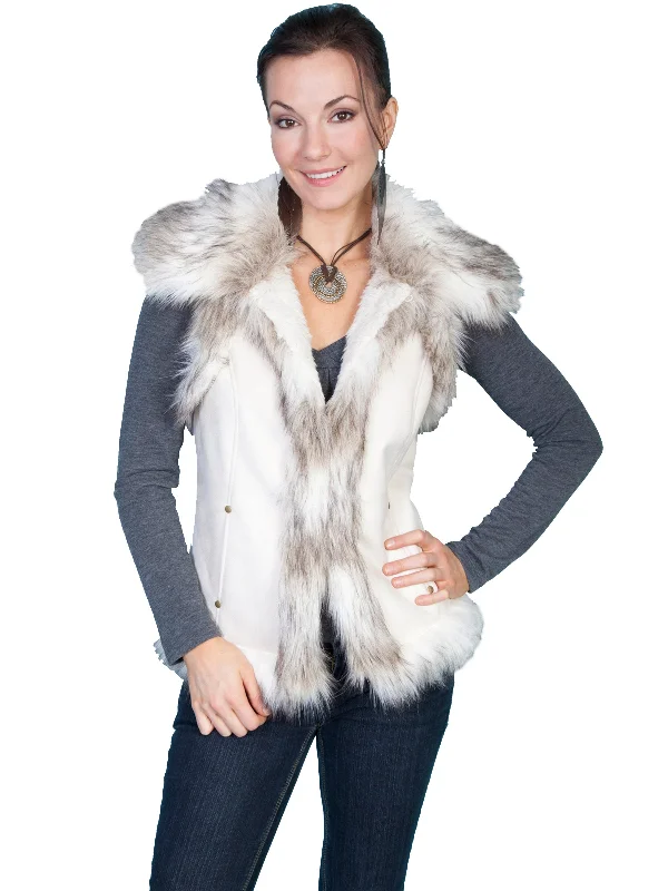 Women's Honey Creek Outerwear Collection: Faux Fur Vest, Faux Leather