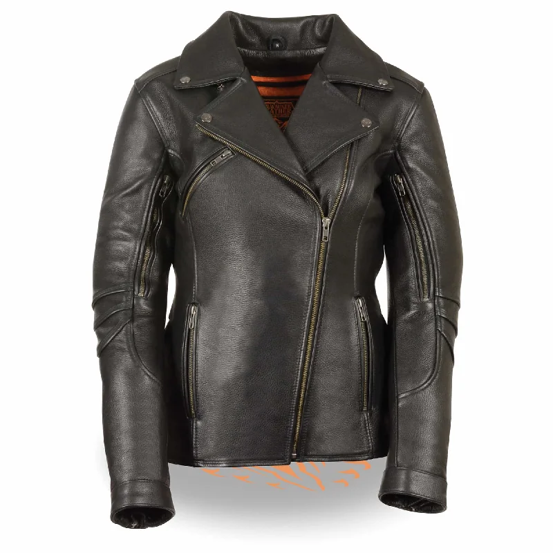 Ladies Classic Vented Goatskin Jacket