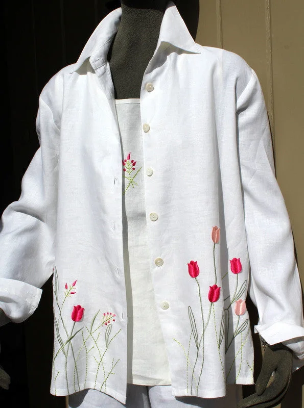 Wild Flower Womens Linen Shirt/Jacket (was £65)