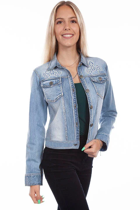 Women's Honey Creek Jacket Collection: Beaded Denim Jean