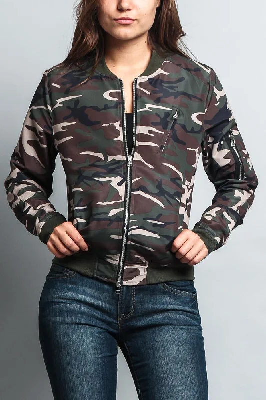 Women's Lightweight Bomber Jacket