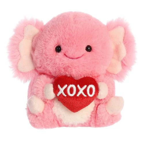 5" XOXO Pink Axolotl Stuffed Plush