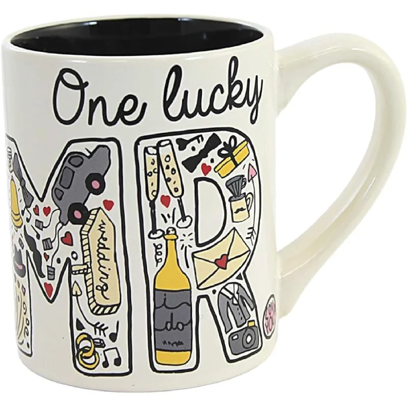 One Lucky Mr. Doodle Mug, 14 oz.