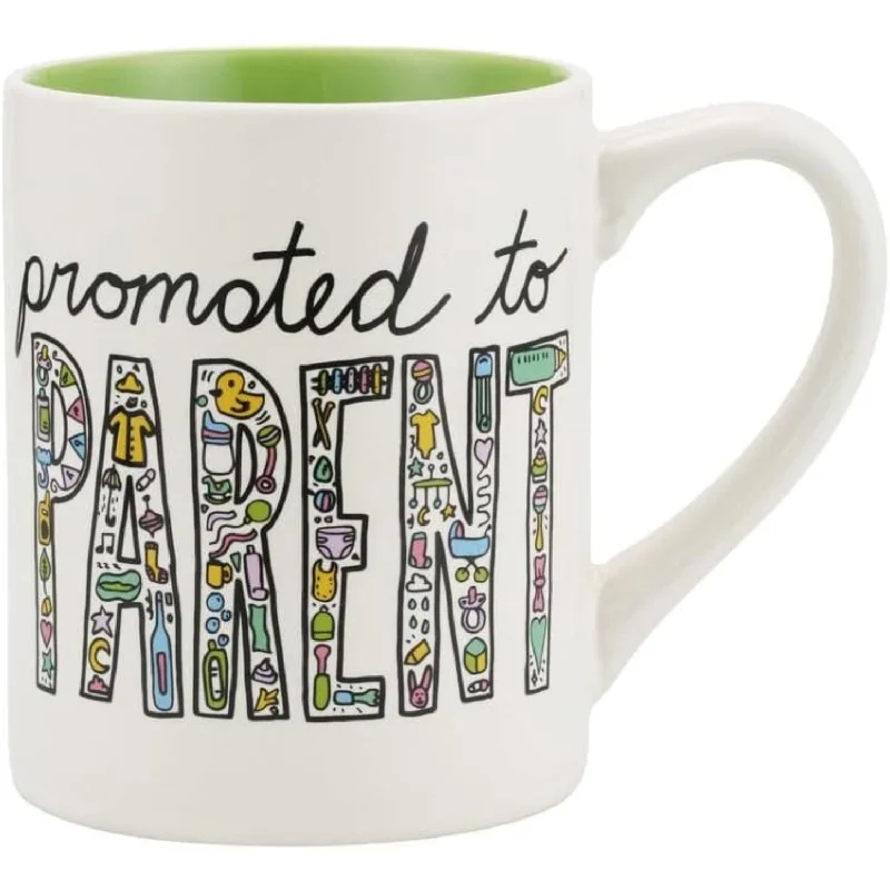 Promoted to Parent Doodle Mug, 14 oz.