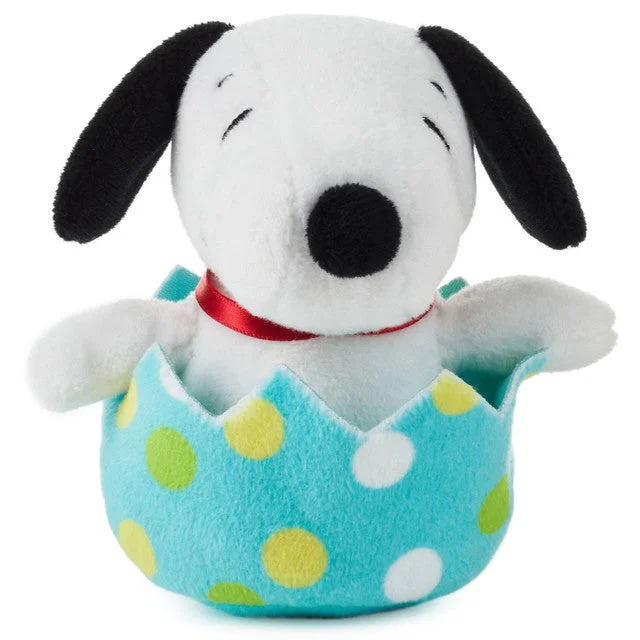 Hallmark Peanuts® Zip-Along Snoopy in Egg Easter Plush, 4"