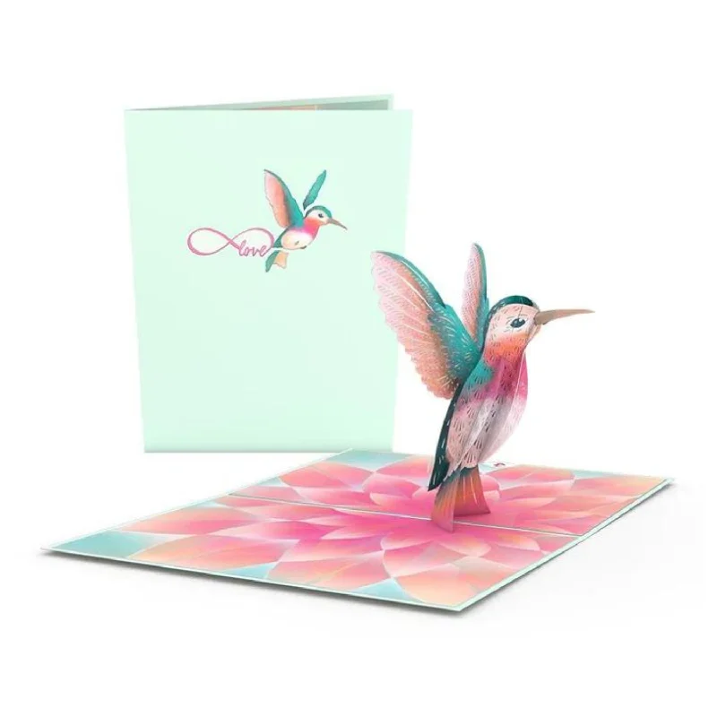 Lovely Hummingbird Pop-Up Card