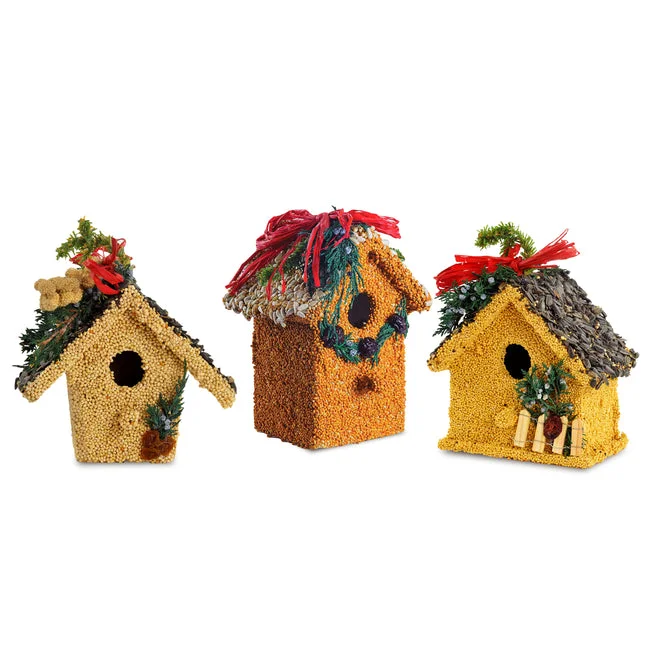 Mr. Bird Holiday Bird Seed Cottage Treat