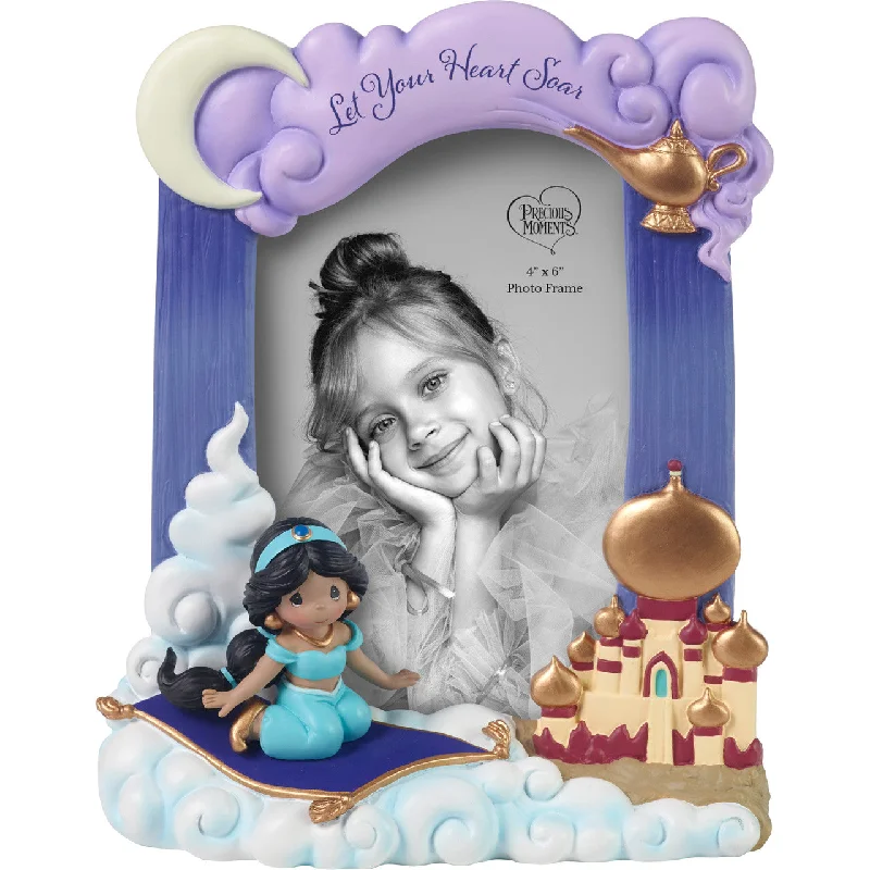 Precious Moments Disney Aladdin Let Your Heart Soar Photo Frame Princess Jasmine Picture Frame