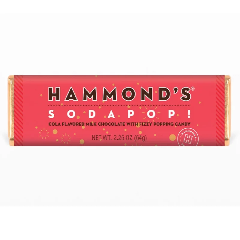 Soda Pop Mlik Chocolate Candy Bar by Hammond's Candies