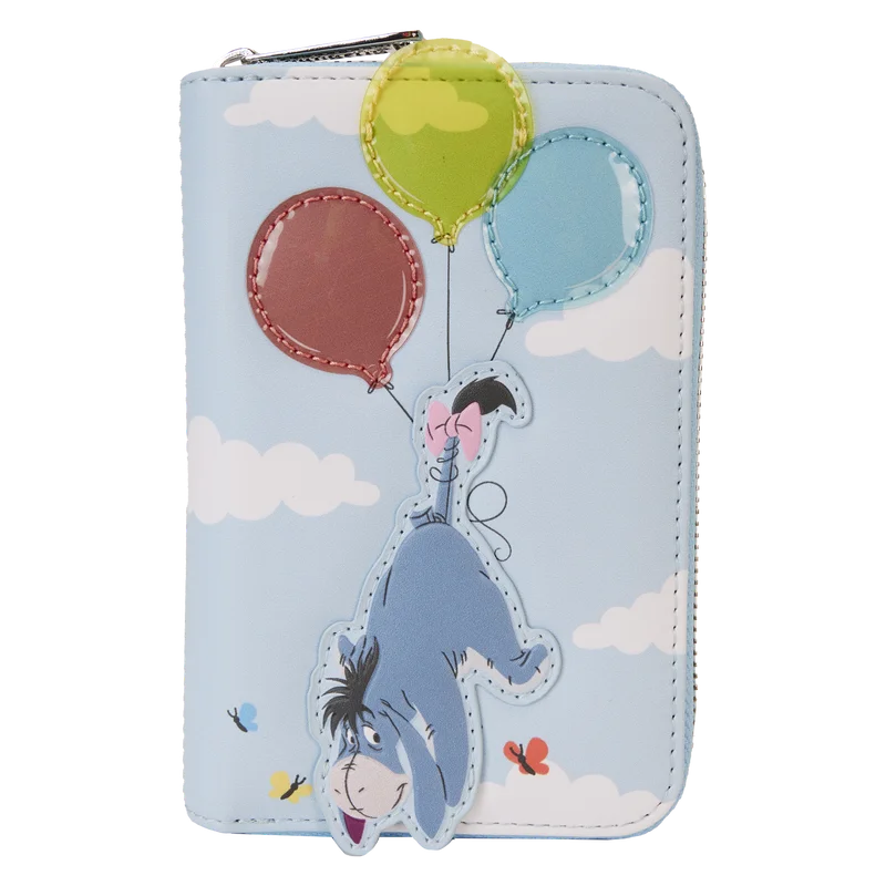 Loungefly Winnie the Pooh & Friends Floating Balloons Zip Around Wallet