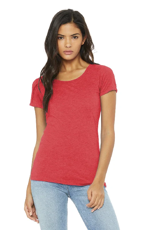 Bella + Canvas Womens Short Sleeve Crewneck T-Shirt - Red