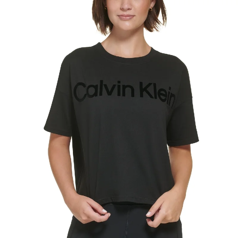 Calvin Klein Women's Logo T-Shirt Black Size X-Small