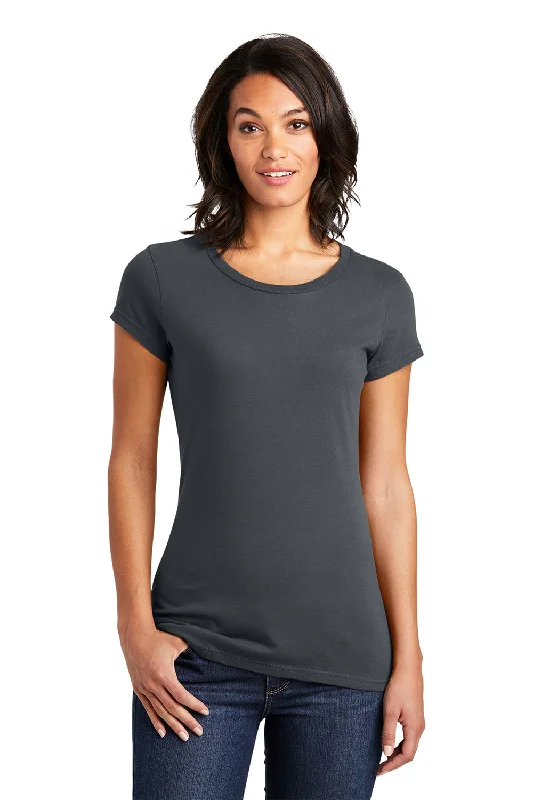 District Womens Very Important Short Sleeve Crewneck T-Shirt - Charcoal Grey