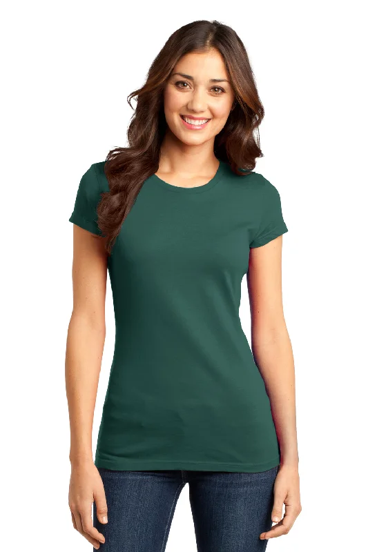 District Womens Very Important Short Sleeve Crewneck T-Shirt - Evergreen - Closeout