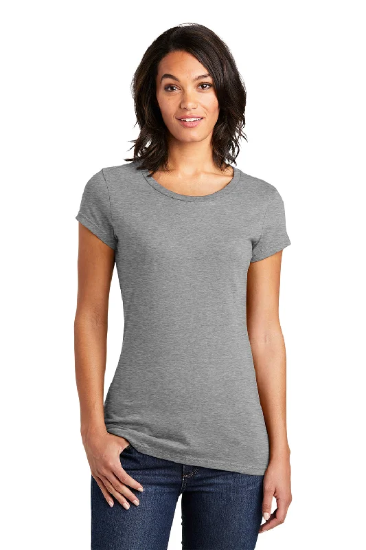 District Womens Very Important Short Sleeve Crewneck T-Shirt - Grey Frost