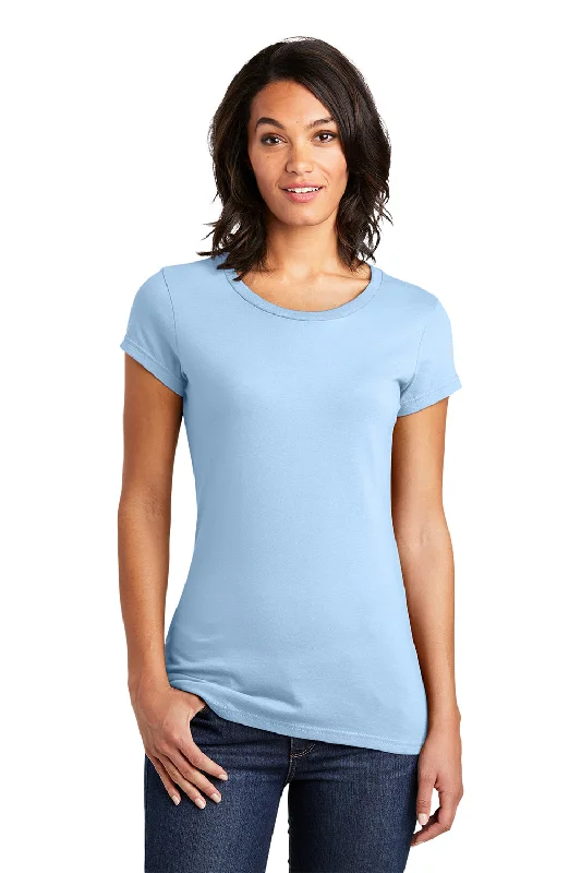 District Womens Very Important Short Sleeve Crewneck T-Shirt - Ice Blue