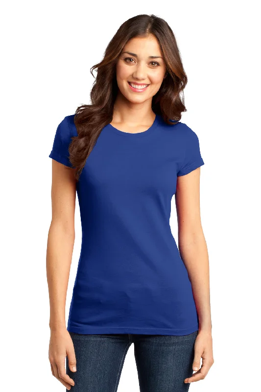 District Womens Very Important Short Sleeve Crewneck T-Shirt - Deep Royal Blue - Closeout