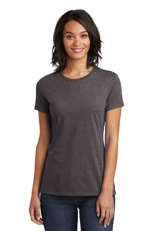 District Womens Very Important Short Sleeve Crewneck T-Shirt - Heather Charcoal Grey