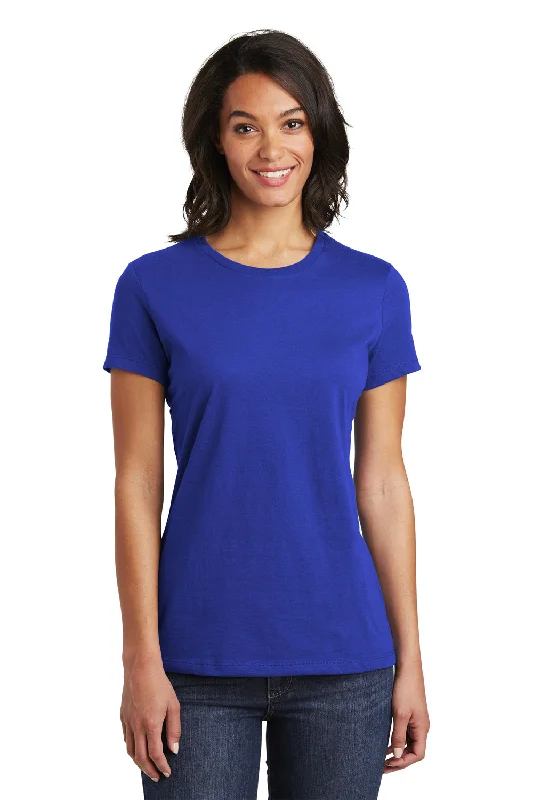 District Womens Very Important Short Sleeve Crewneck T-Shirt - Deep Royal Blue