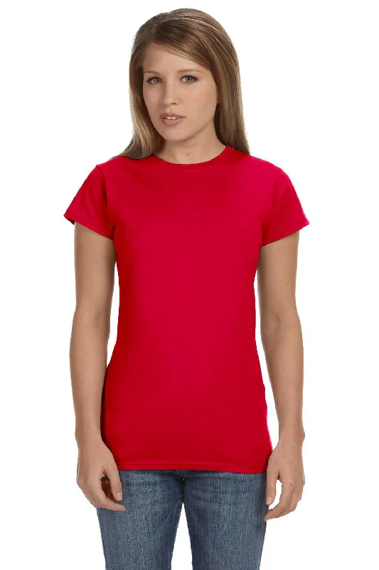 Gildan Womens Softstyle Short Sleeve Crewneck T-Shirt - Red