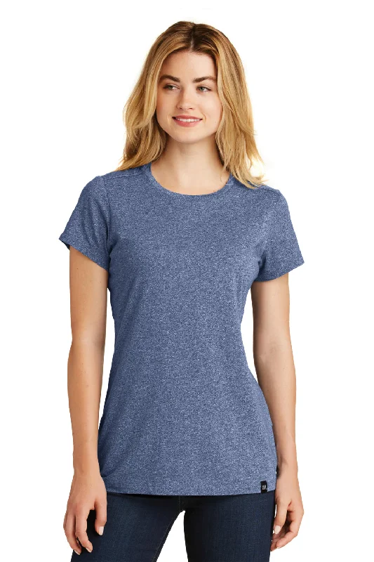 New Era Womens Heritage Short Sleeve Crewneck T-Shirt - Dark Royal Blue Twist - Closeout