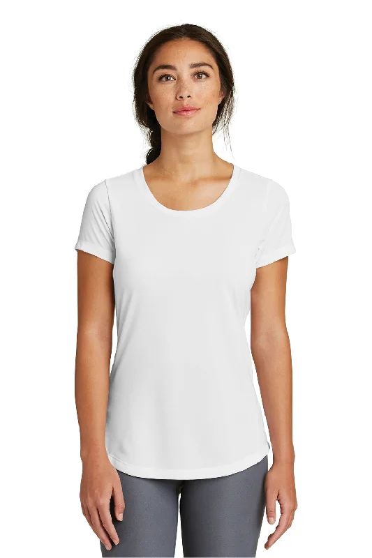 New Era Womens Series Performance Jersey Moisture Wicking Short Sleeve Crewneck T-Shirt - White