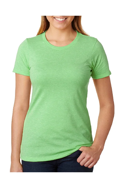 Next Level Womens CVC Jersey Short Sleeve Crewneck T-Shirt - Apple Green - Closeout