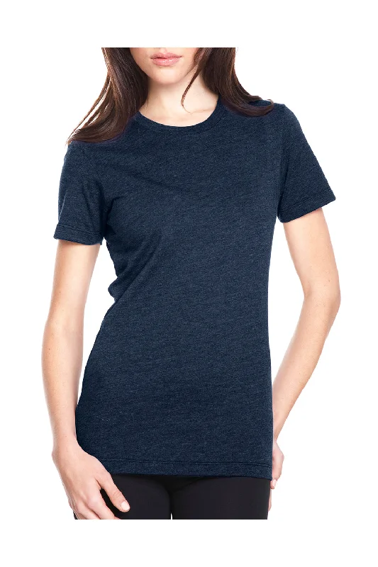 Next Level Womens CVC Jersey Short Sleeve Crewneck T-Shirt - Midnight Navy Blue