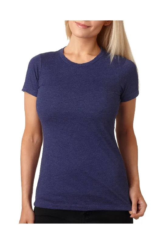 Next Level Womens CVC Jersey Short Sleeve Crewneck T-Shirt - Storm Blue