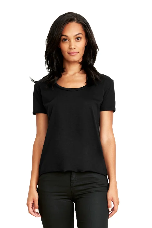 Next Level Womens Festival Short Sleeve Crewneck T-Shirt - Black