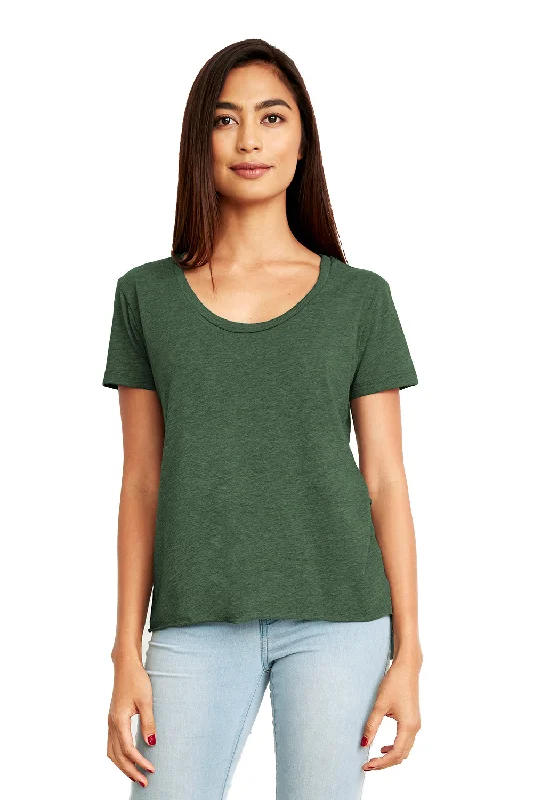 Next Level Womens Festival Short Sleeve Crewneck T-Shirt - Royal Pine Green