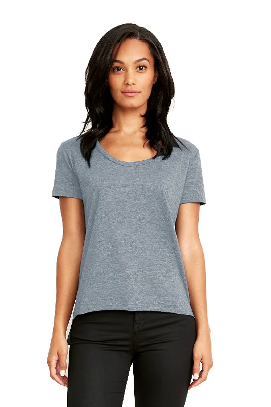 Next Level Womens Festival Short Sleeve Crewneck T-Shirt - Stonewashed Blue