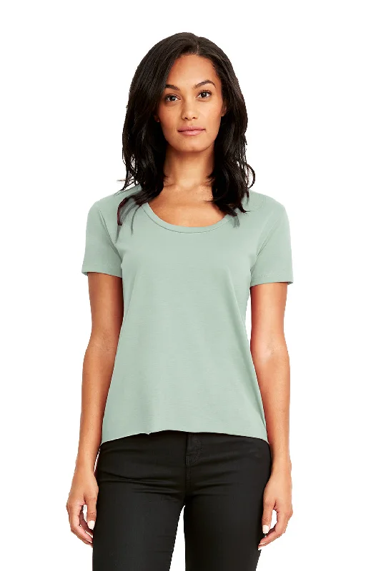 Next Level Womens Festival Short Sleeve Crewneck T-Shirt - Stonewashed Green