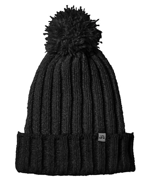 5008JA - J America Cushy Knit Hat | Black