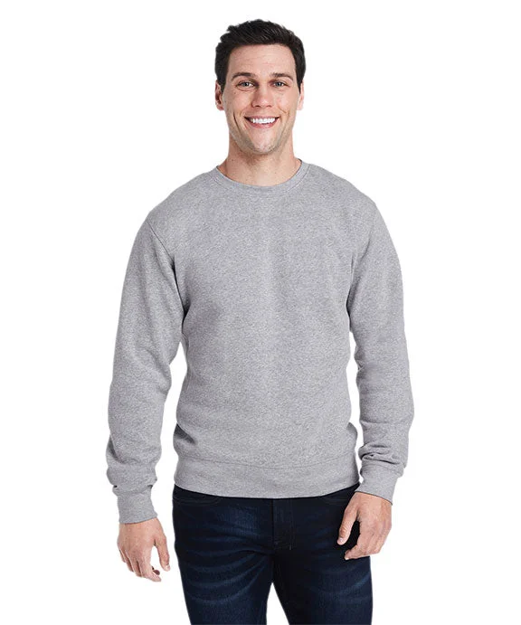 8870JA - J America Adult Triblend Crewneck Sweatshirt | Grey Triblend