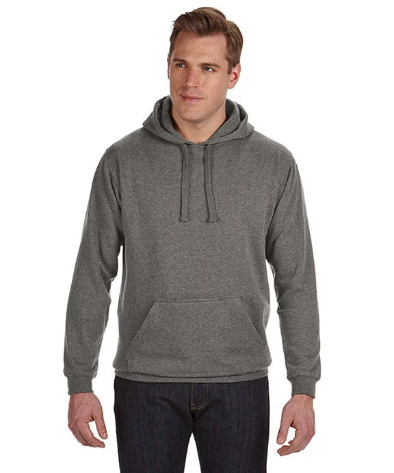 JA8815 - J America Adult Tailgate Fleece Pullover Hooded Sweatshirt | Charcoal Heather