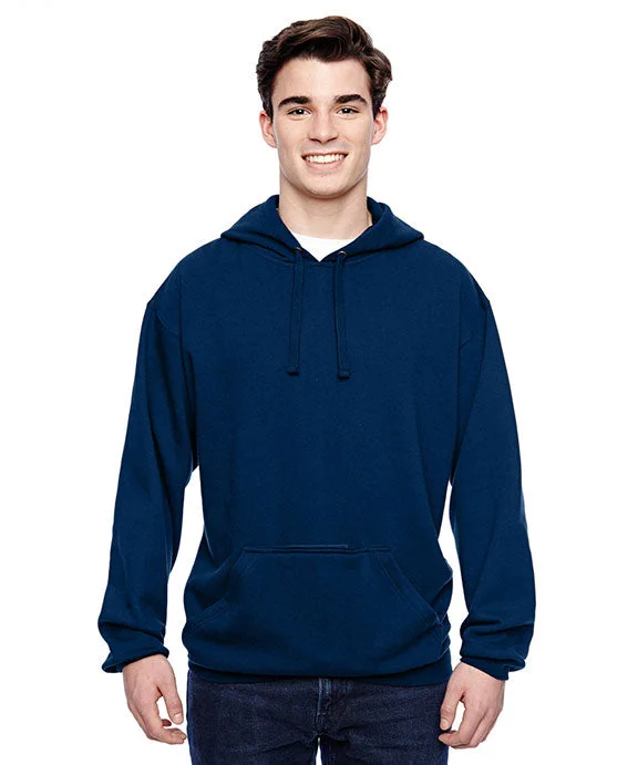 JA8815 - J America Adult Tailgate Fleece Pullover Hooded Sweatshirt | Navy