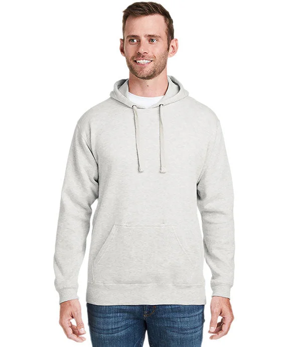 JA8815 - J America Adult Tailgate Fleece Pullover Hooded Sweatshirt | Oatmeal Heather