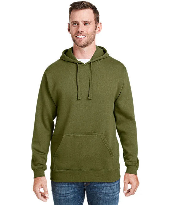 JA8815 - J America Adult Tailgate Fleece Pullover Hooded Sweatshirt | Olive