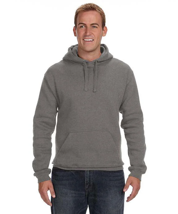 JA8824 - J America Adult Premium Fleece Pullover Hooded Sweatshirt | Charcoal Heather