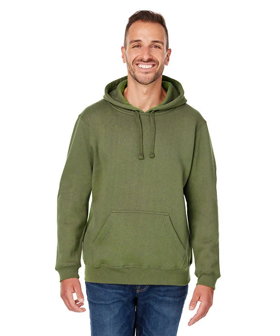 JA8824 - J America Adult Premium Fleece Pullover Hooded Sweatshirt | Military Green