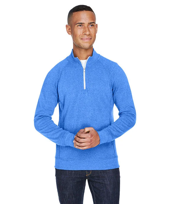 JA8869 - J America Adult Triblend Fleece Quarter-Zip | Cool Royal