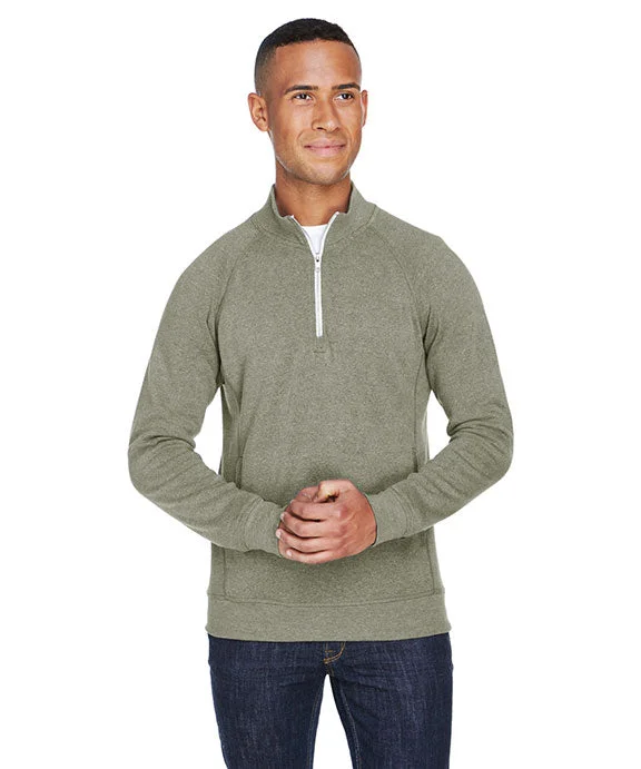 JA8869 - J America Adult Triblend Fleece Quarter-Zip | Olive